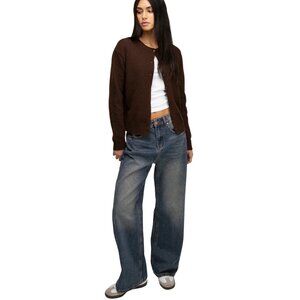 OAK + FORT Brown Cardigan